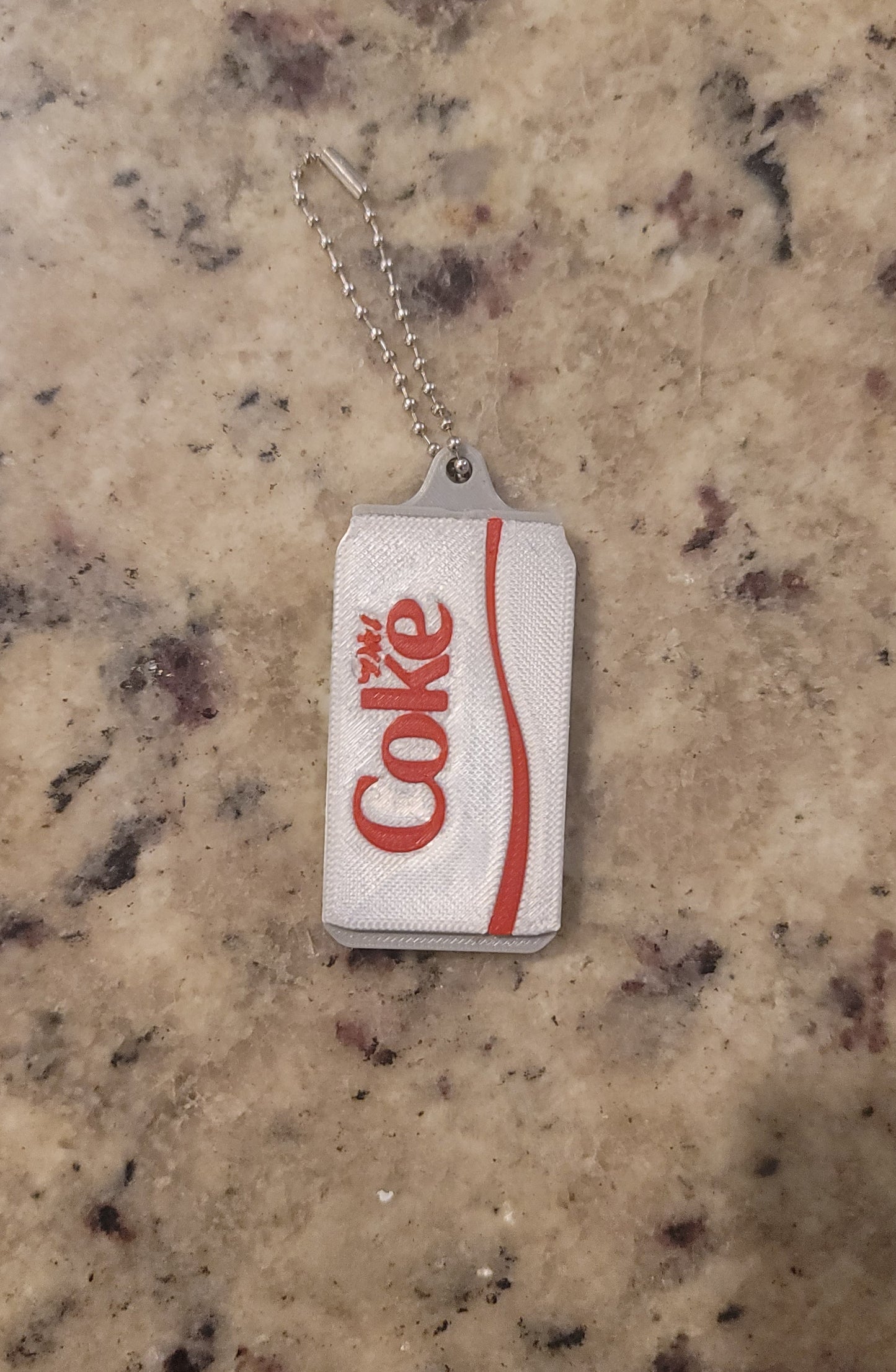 Retro Soda Can Nail Saver Keychain