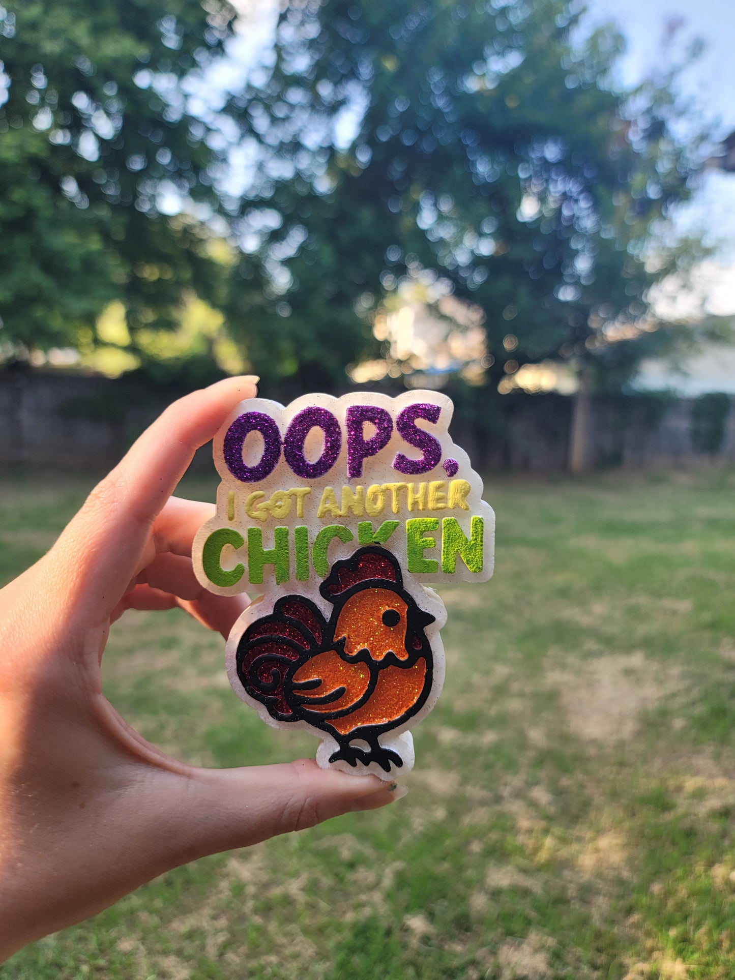 "Oops... I Got Another Chicken" Freshie – Pineapple Coconut Scent