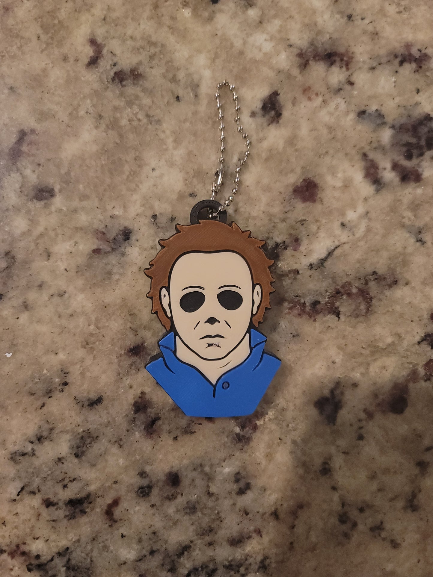 Masked Slasher Horror Nail Saver Keychain