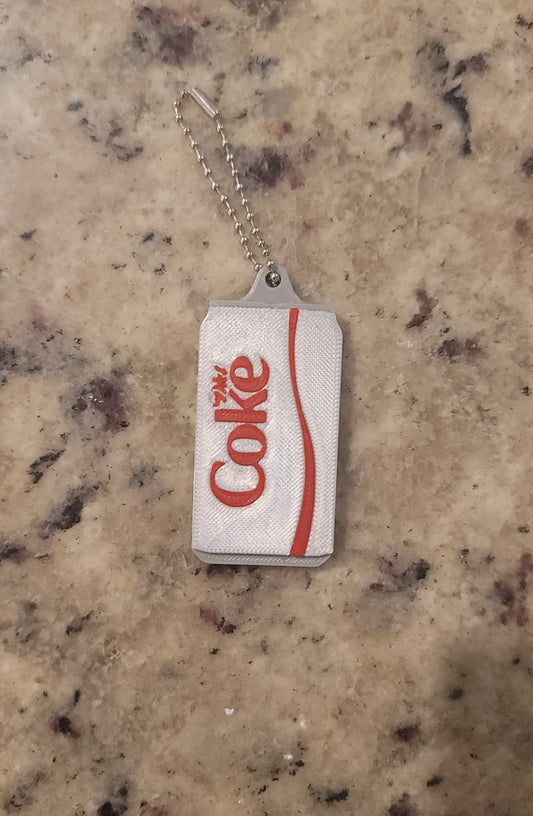 Retro Soda Can Nail Saver Keychain