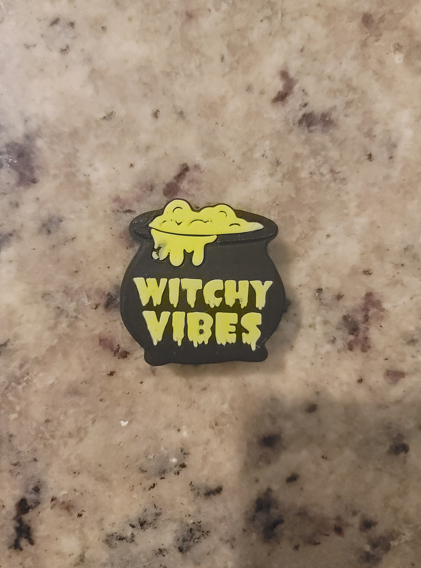 Witchy Vibes 3D Printed Straw Topper