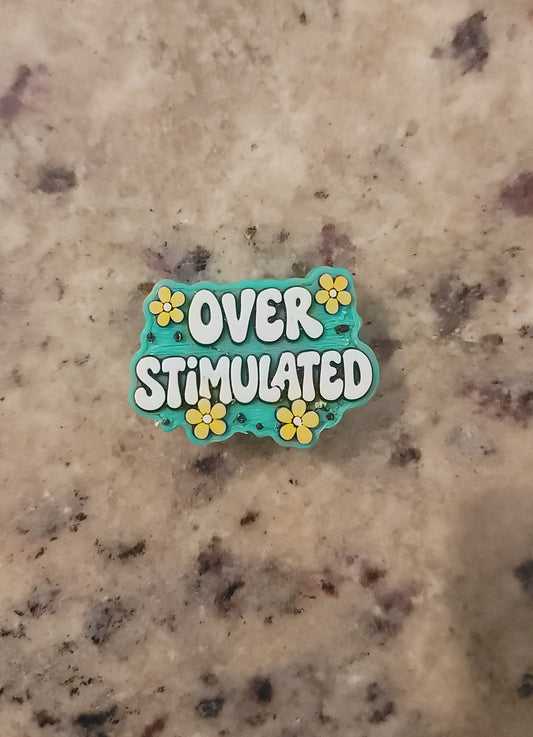 Over Stimulated 3D Straw Topper