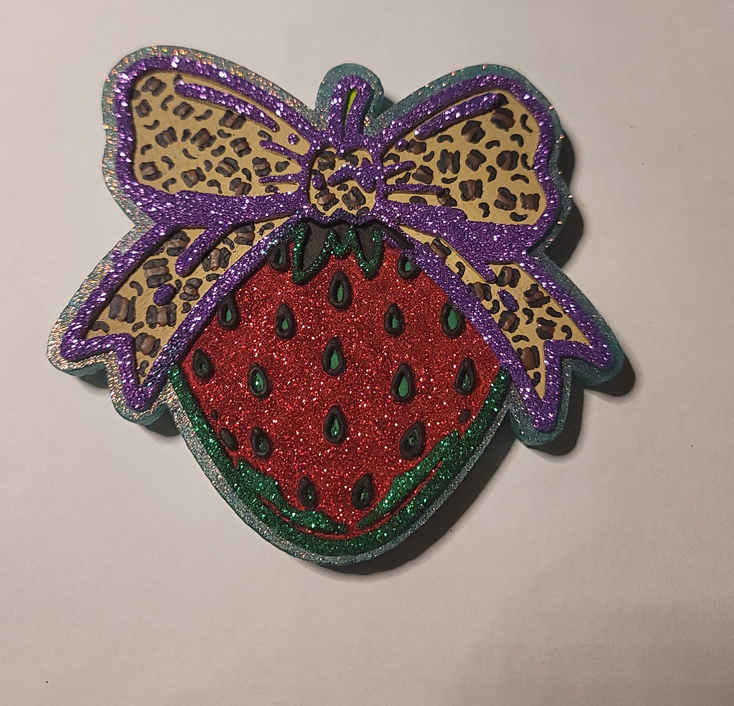 Pink Apple Punch Strawberry Bow Freshie