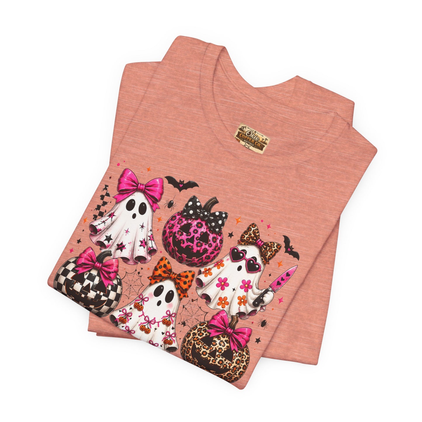 Halloween Kitty Pumpkins Tee