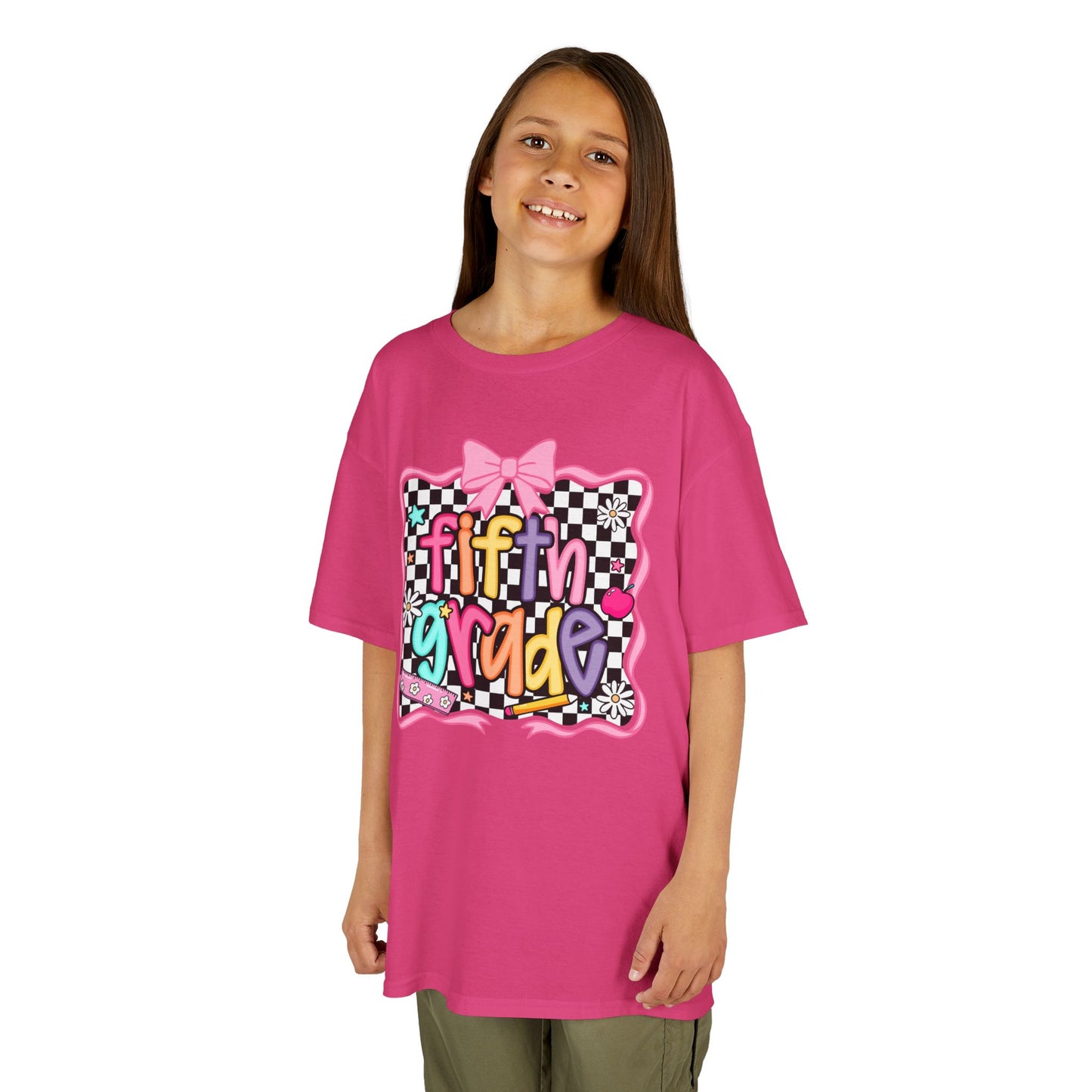Fifth Grade Kids T‑Shirt — Colorful Back‑to‑School Design