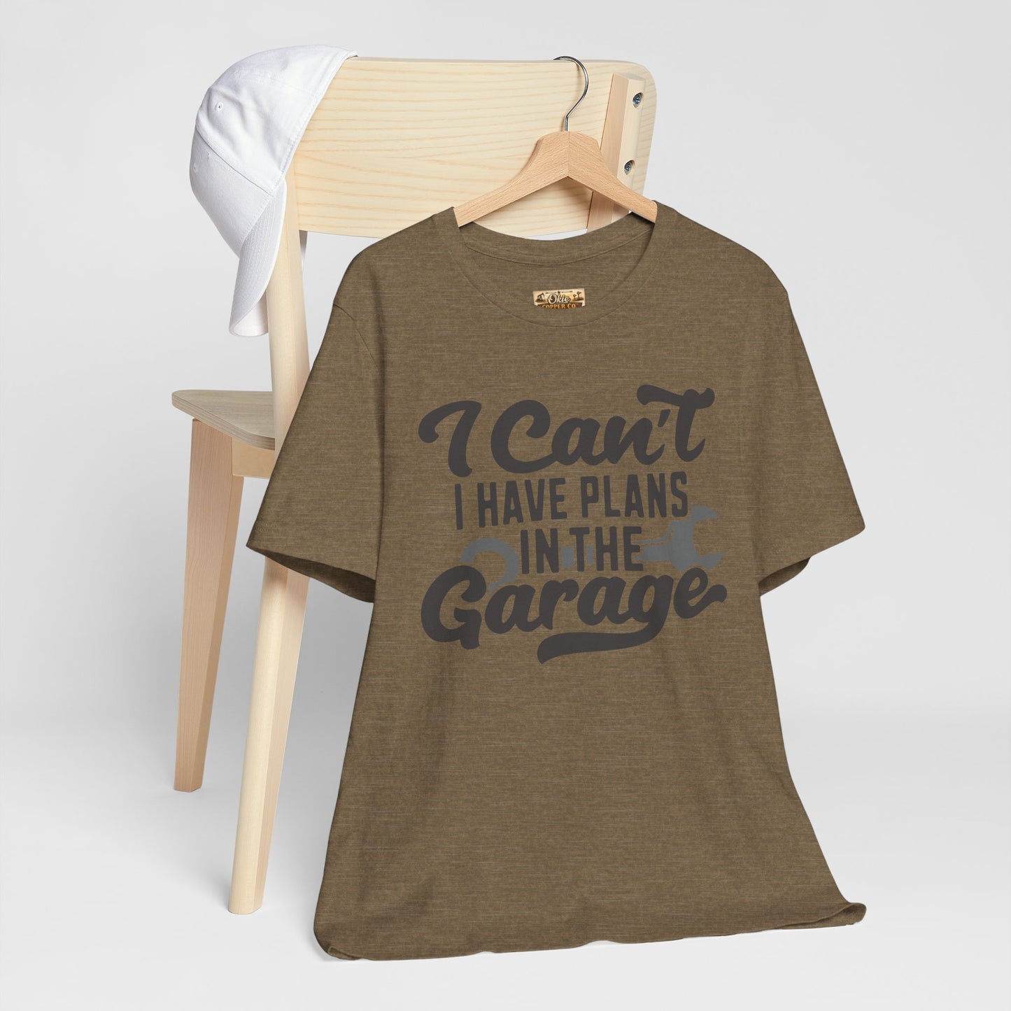 Garage Plans T-Shirt — "I Can't, I Have Plans in the Garage" Mechanic Tee