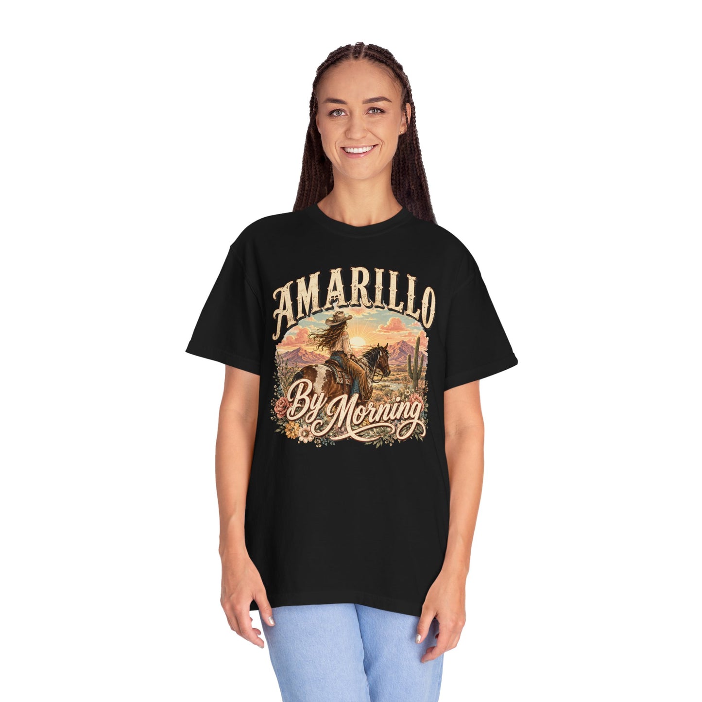Amarillo By Morning Cowboy T-Shirt — Western Rodeo Graphic Tee