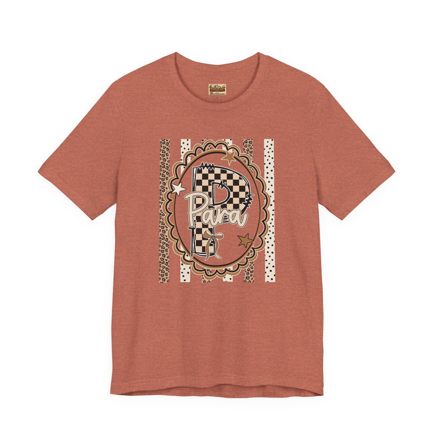 Retro Checkerboard Graphic Tee — Father’s Day Vintage Plaid Dad Shirt