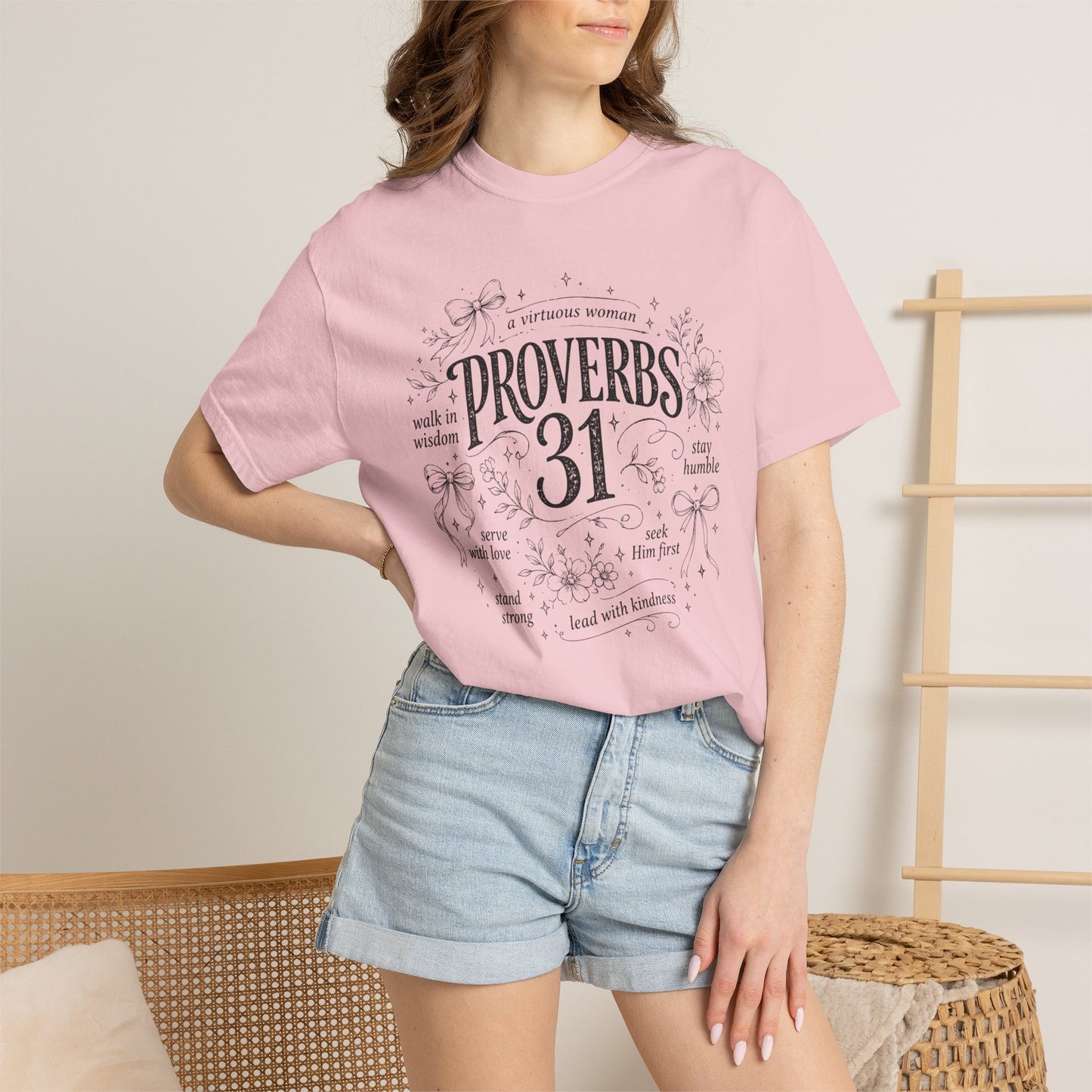 Proverbs 31 Inspirational T-Shirt — Faith-Based Scripture Graphic Tee