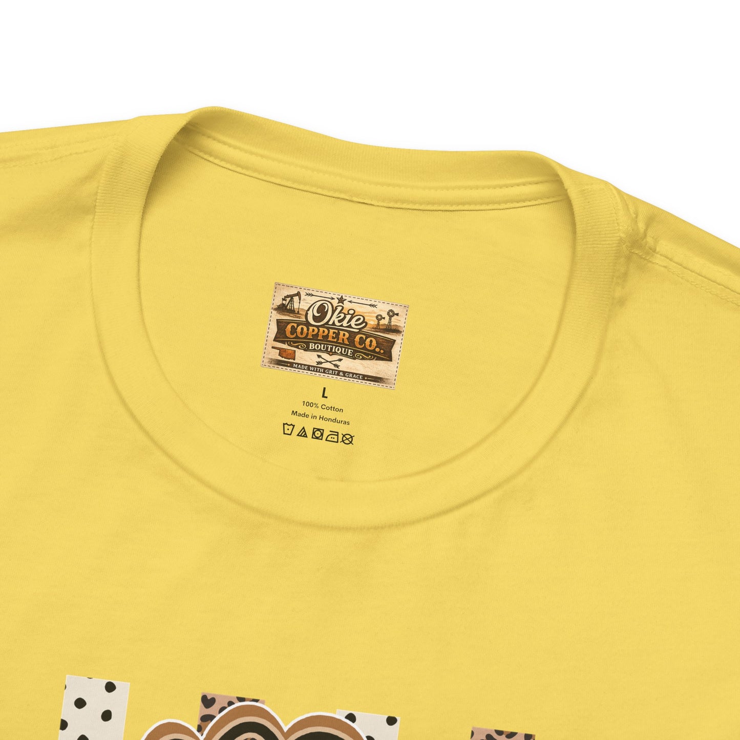 Sped S Monogram Tee — Checkerboard Leopard Graphic T-Shirt