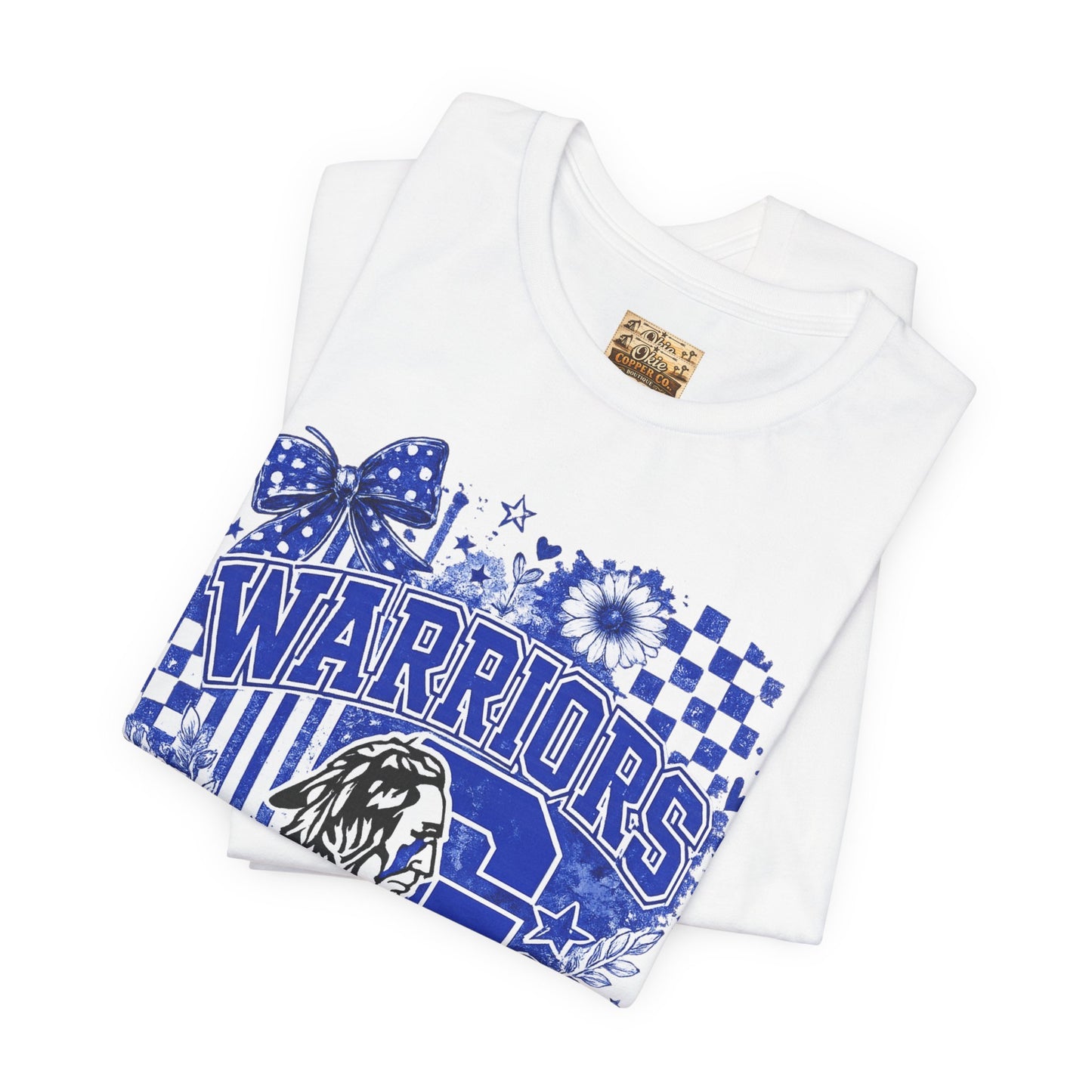 Warriors Pride Graphic Tee — School Spirit Warrior Mascot T-Shirt