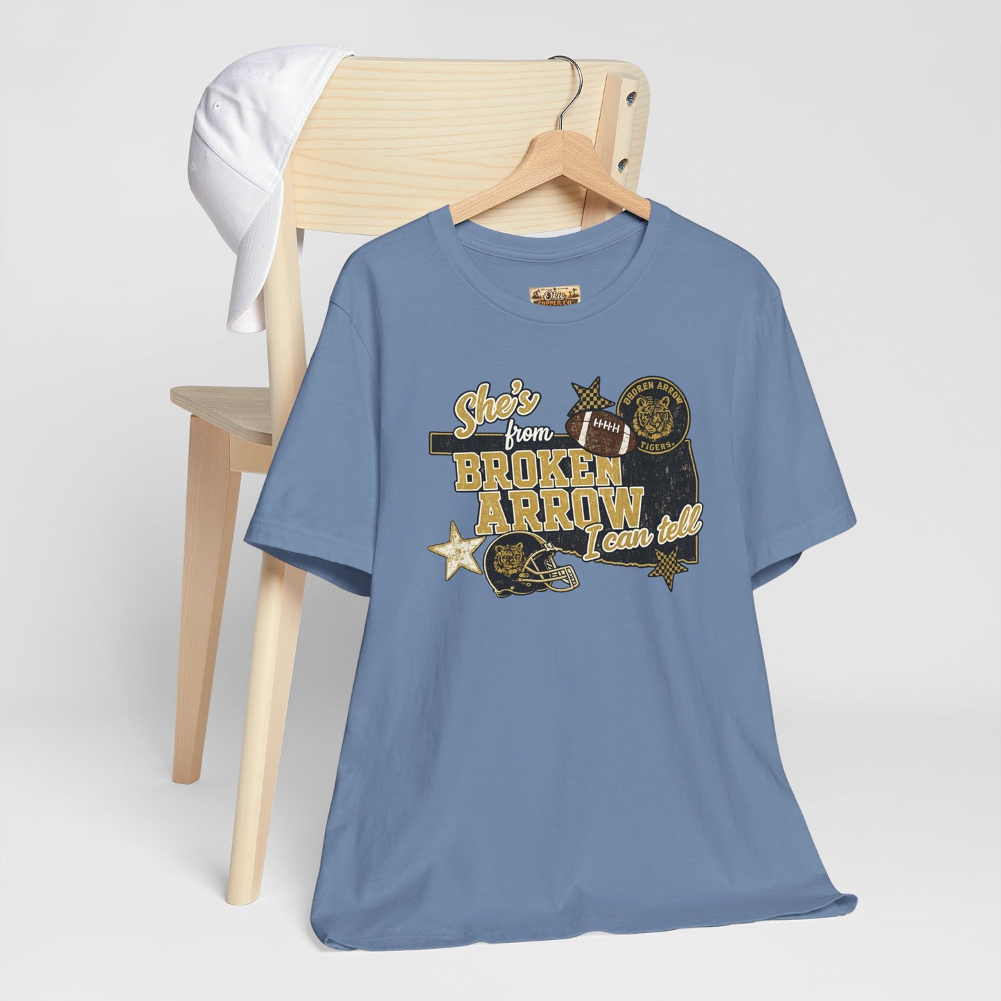 Broken Arrow Oklahoma Retro Graphic Tee — "Stars From Broken Arrow" Vintage Style T‑Shirt