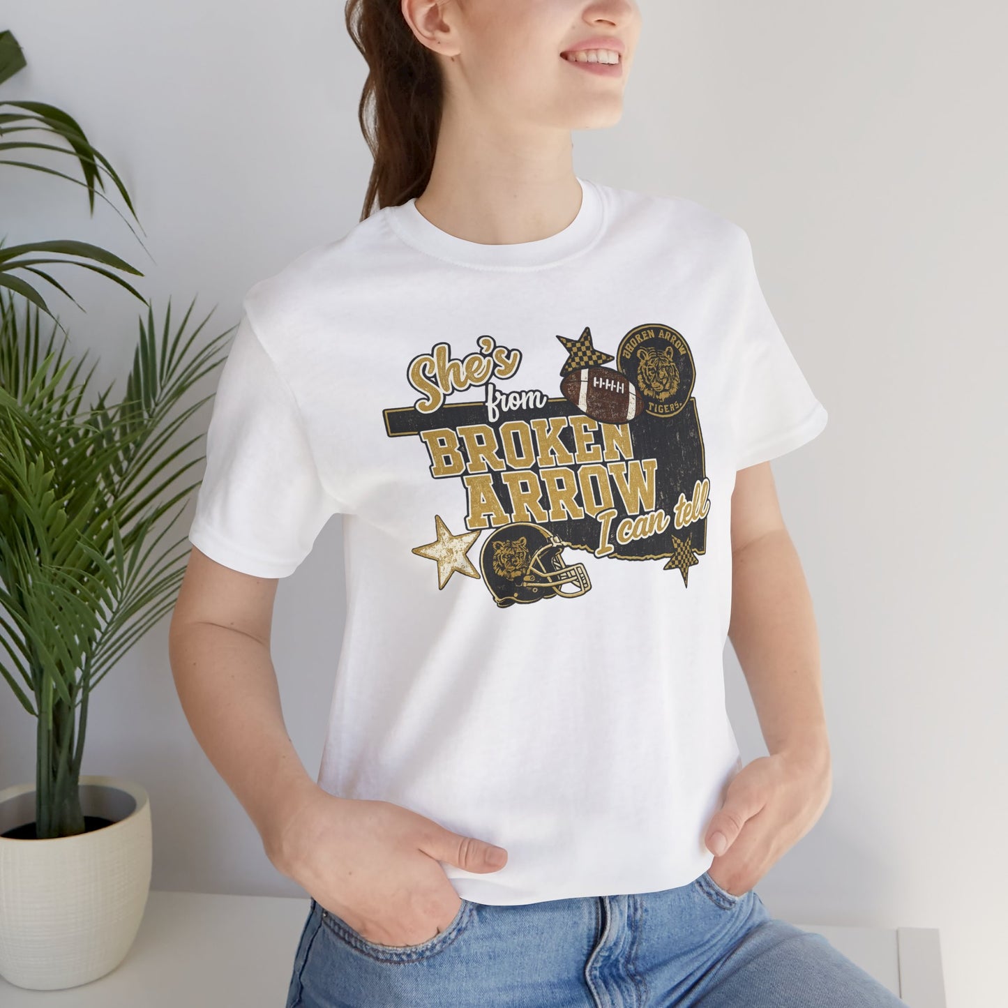 Broken Arrow Oklahoma Retro Graphic Tee — "Stars From Broken Arrow" Vintage Style T‑Shirt