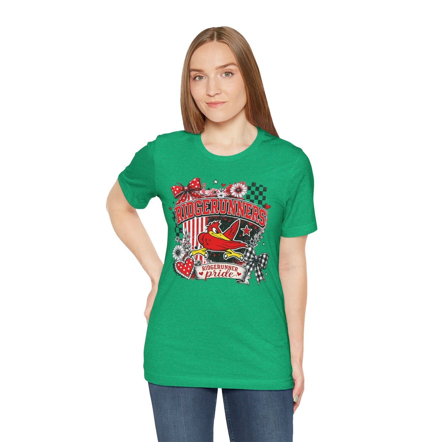 Ridgerunners Pride T-Shirt — School Mascot Red & Black Graphic Tee