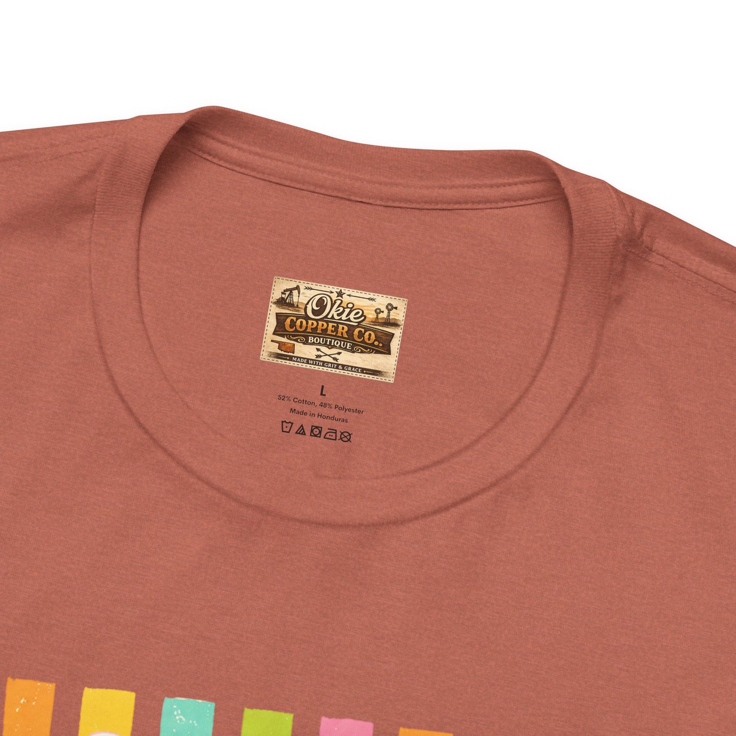 Bitches Are People Too Tee — Colorful Retro Striped Graphic T-Shirt