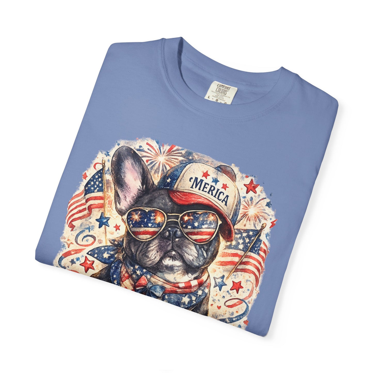 'Merica Patriotic French Bulldog T-Shirt