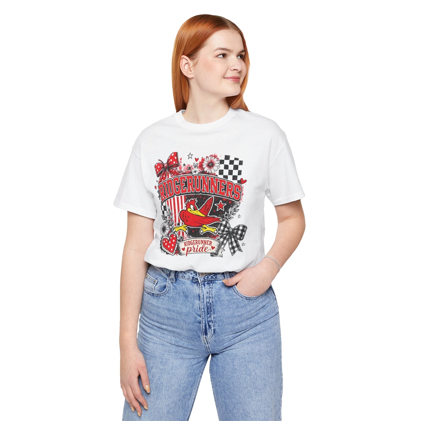 Ridgerunners Pride T-Shirt — School Mascot Red & Black Graphic Tee