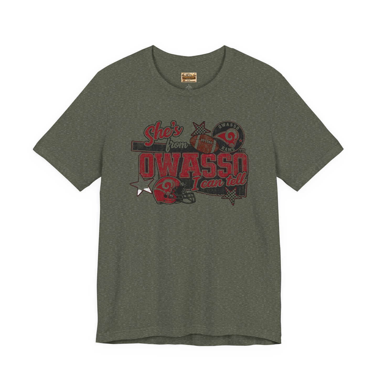 Owasso Pride T-Shirt – "She's from Owasso I can tell" Graphic Tee