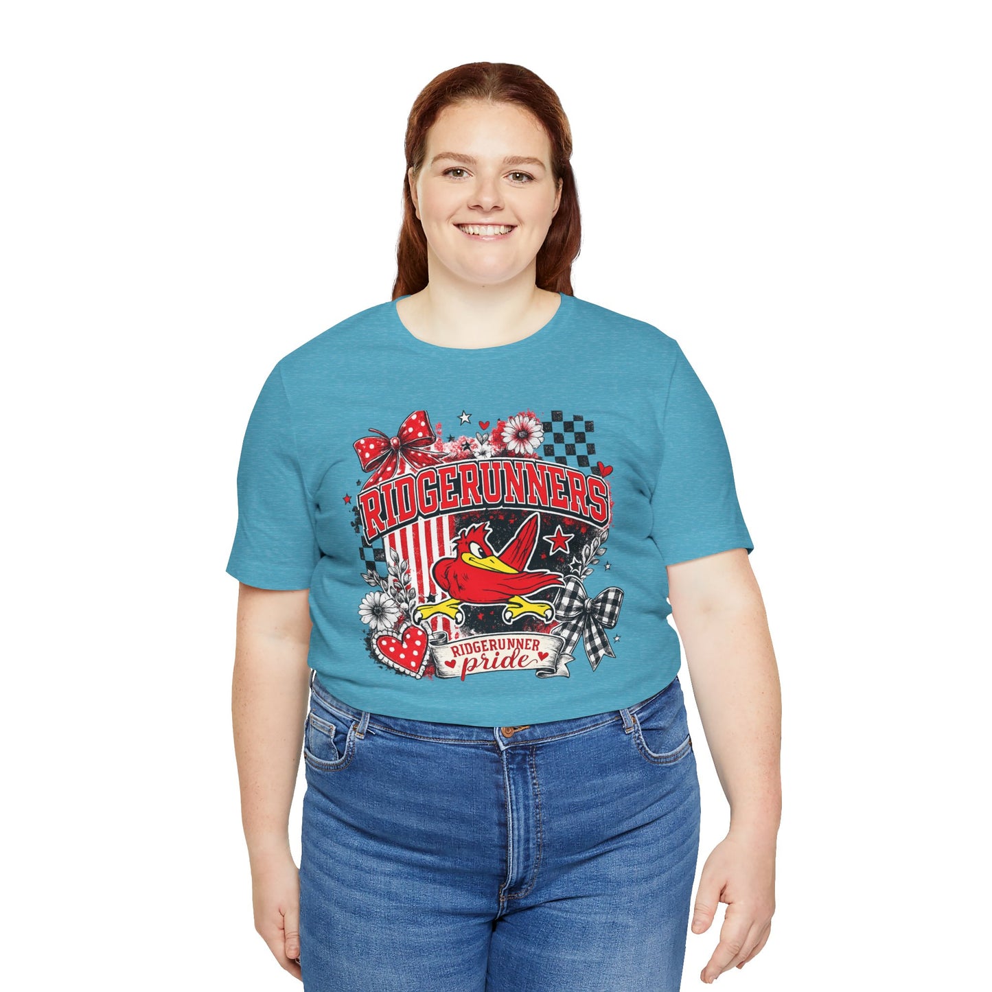 Ridgerunners Pride T-Shirt — School Mascot Red & Black Graphic Tee