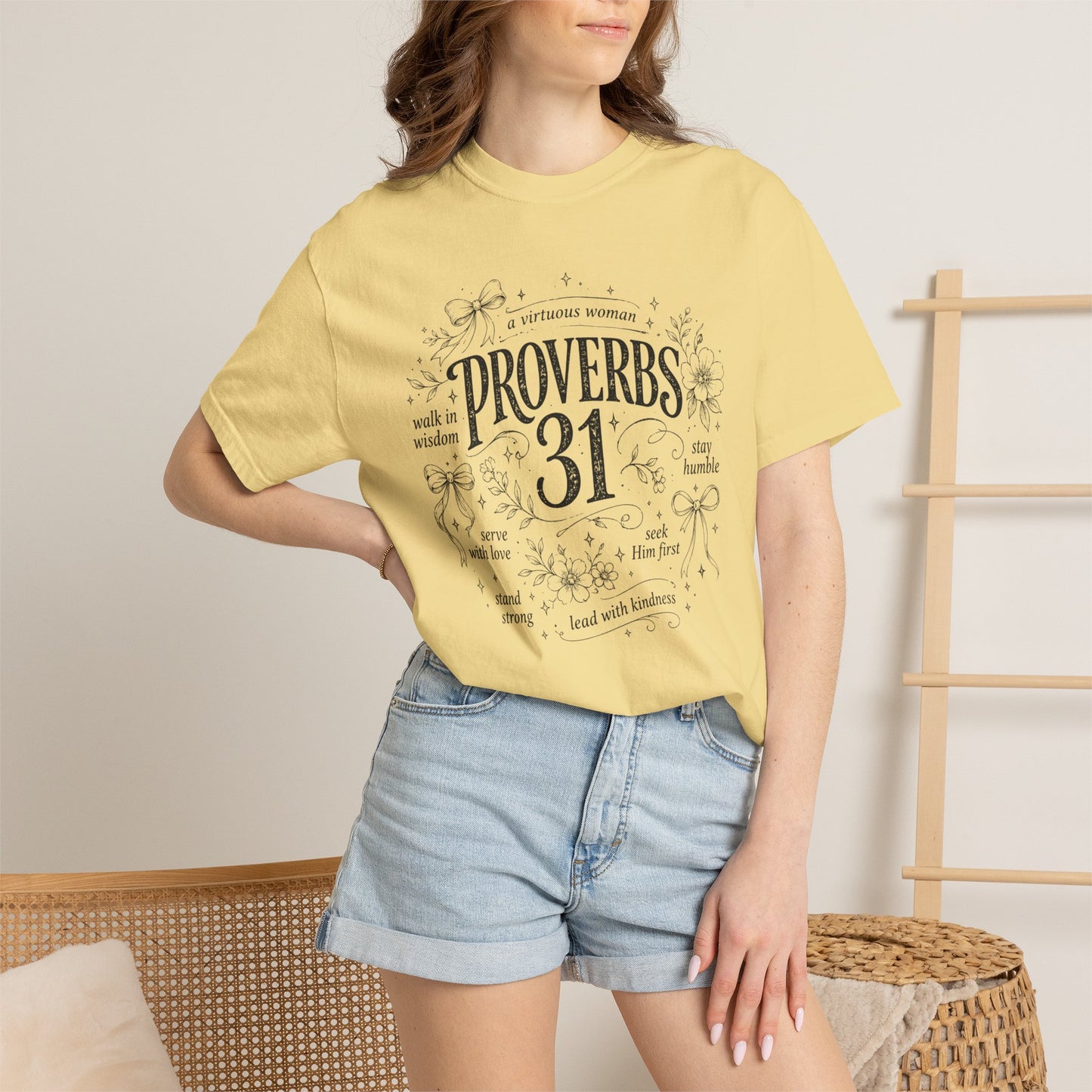 Proverbs 31 Inspirational T-Shirt — Faith-Based Scripture Graphic Tee