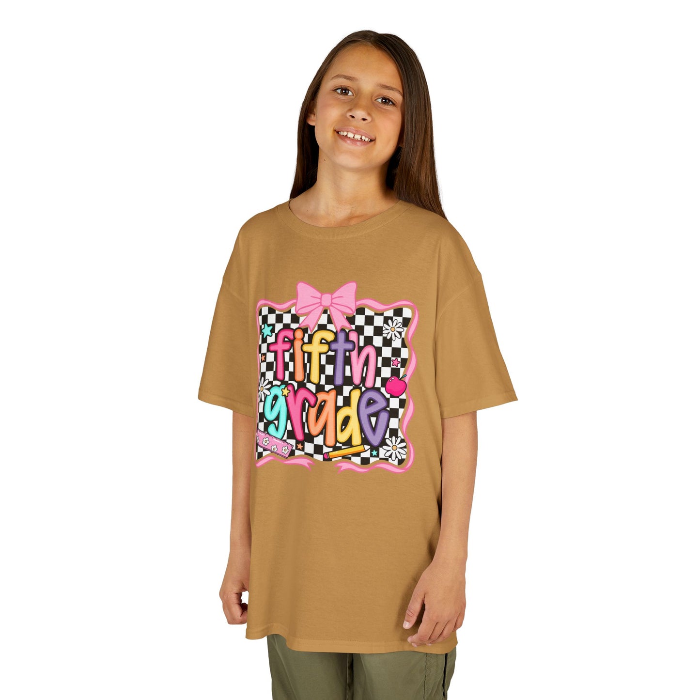 Fifth Grade Kids T‑Shirt — Colorful Back‑to‑School Design