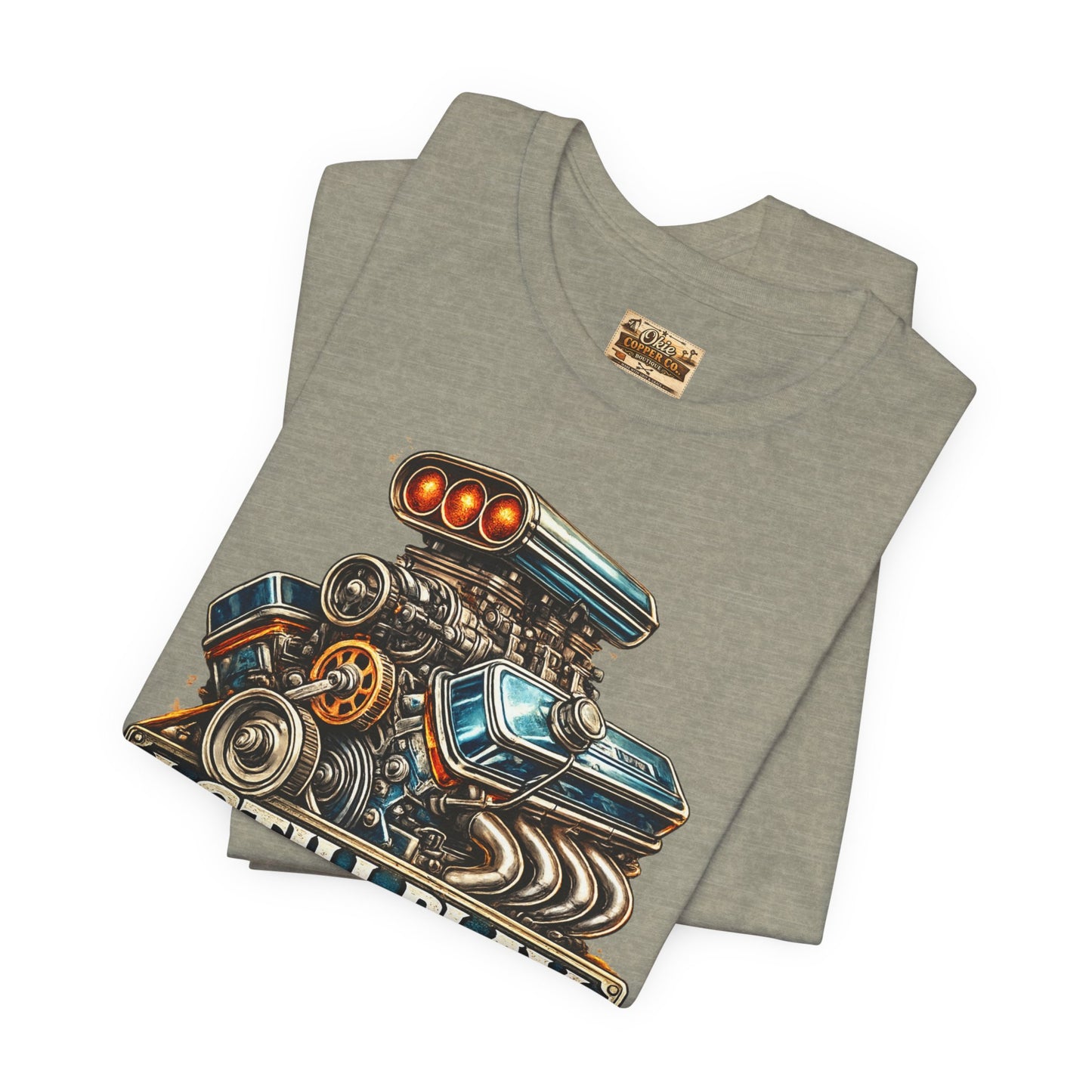 Engine Graphic Tee — "I Still Play With Blocks" Car Lover T-Shirt