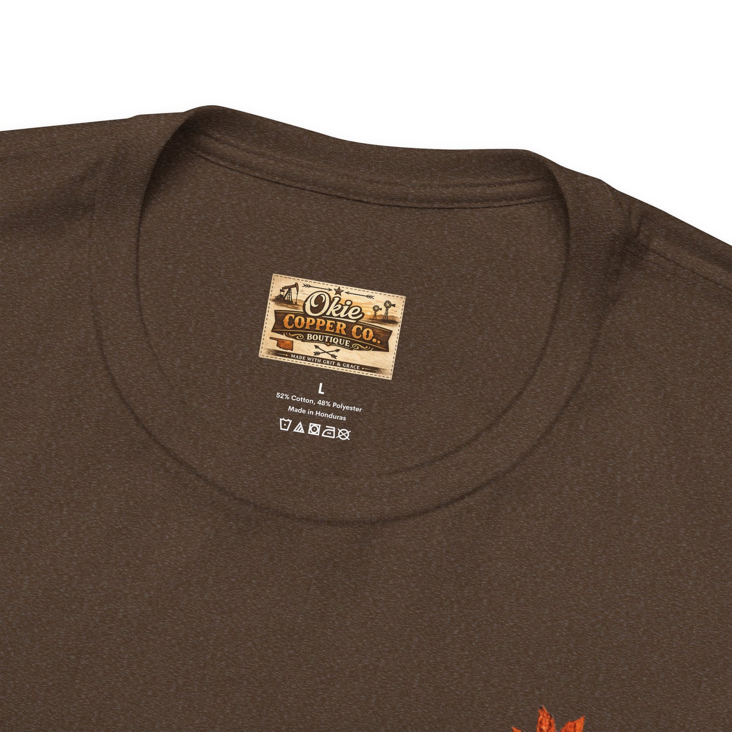 Autumn Highland Cow Tee — Fall Pumpkin Latte Graphic T-Shirt