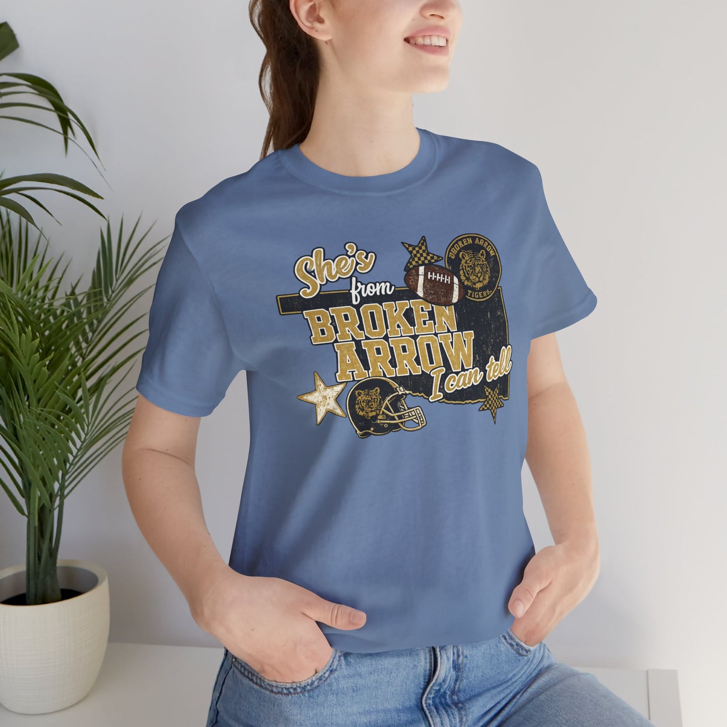 Broken Arrow Oklahoma Retro Graphic Tee — "Stars From Broken Arrow" Vintage Style T‑Shirt