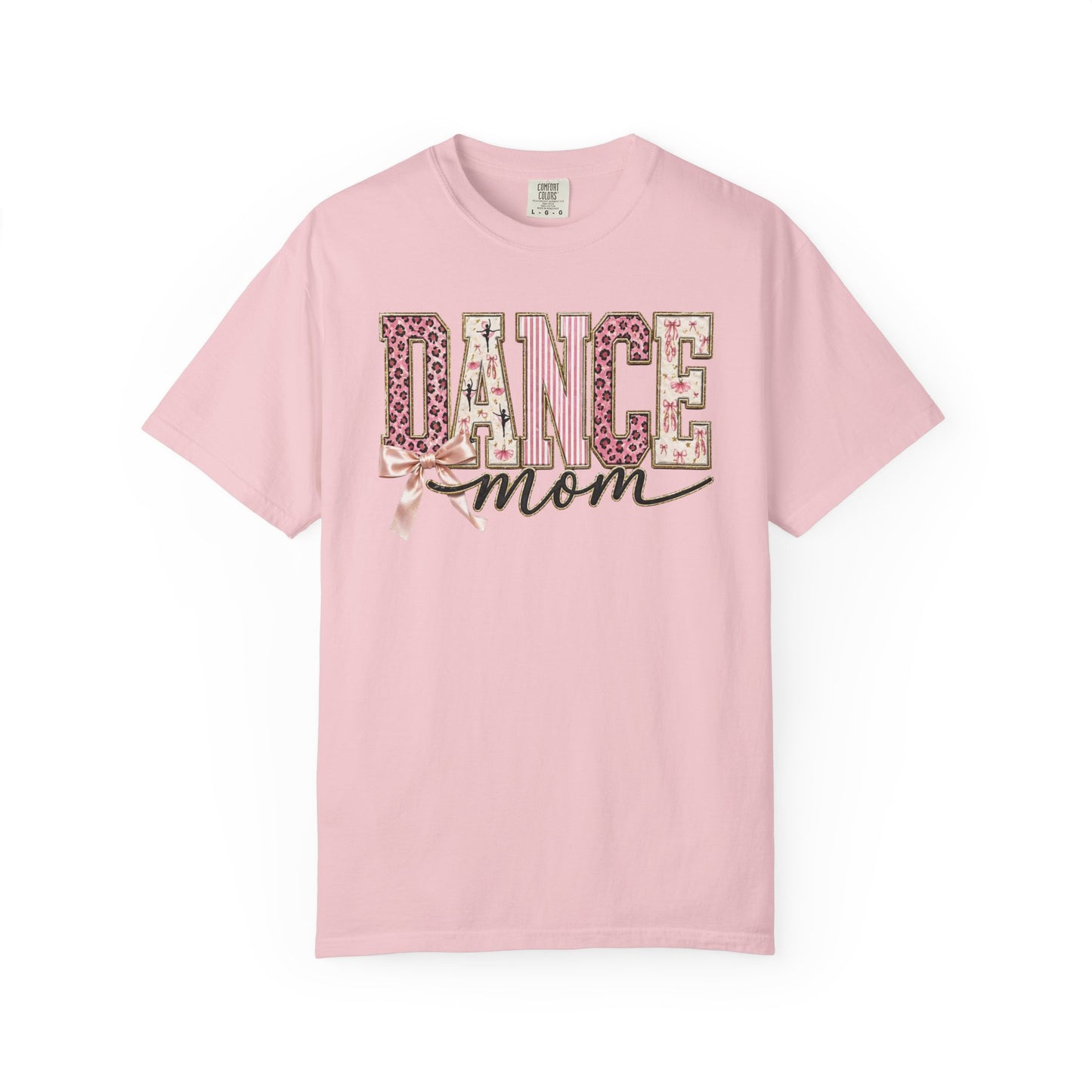 Dance Mom T-Shirt — Leopard Ballet Ribbon Graphic Tee