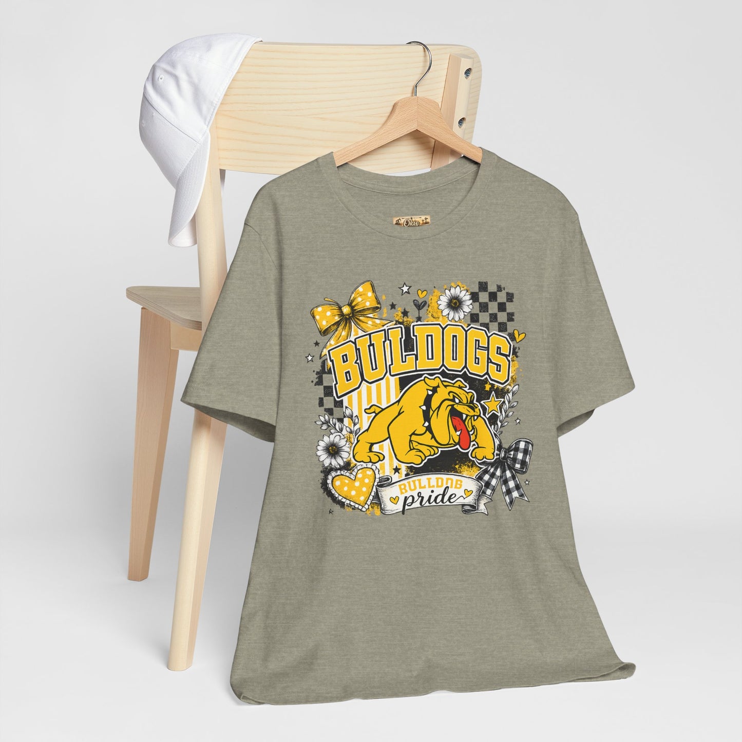Bulldogs Pride T-Shirt – Yellow Mascot Graphic Tee