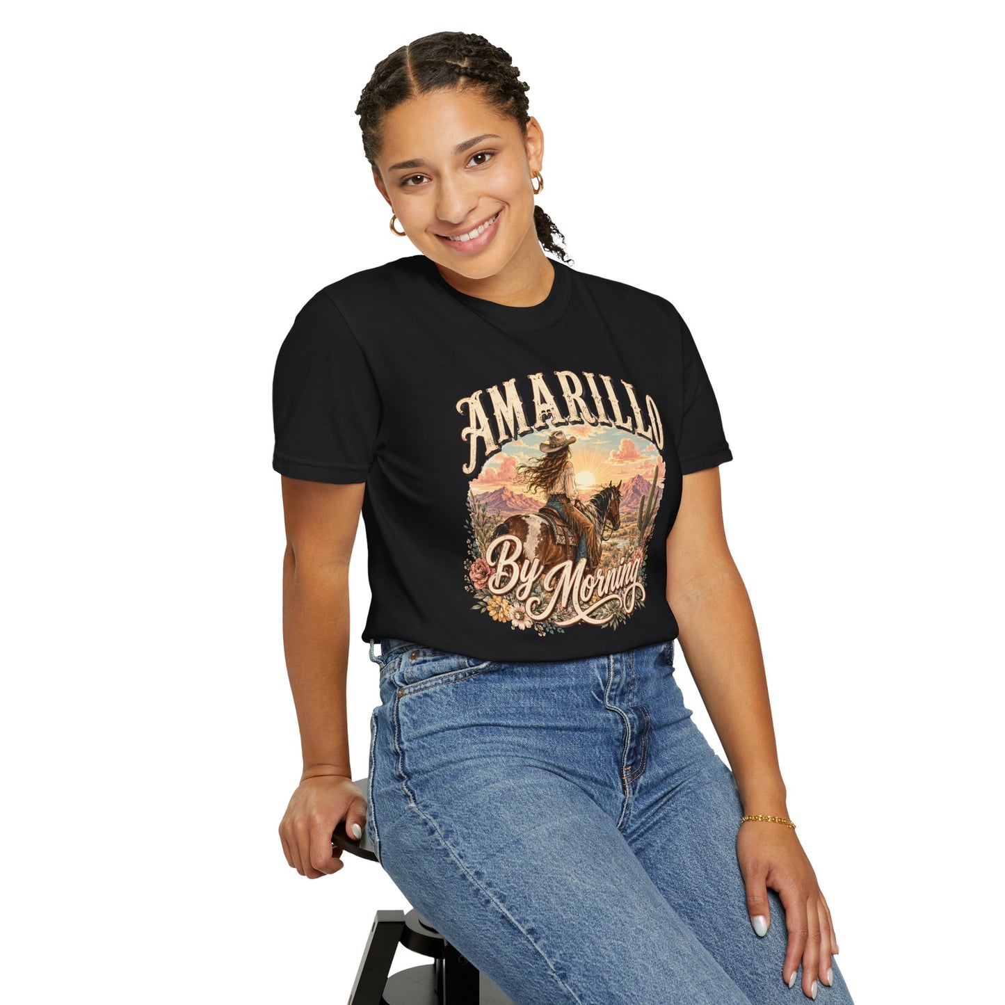 Amarillo By Morning Cowboy T-Shirt — Western Rodeo Graphic Tee