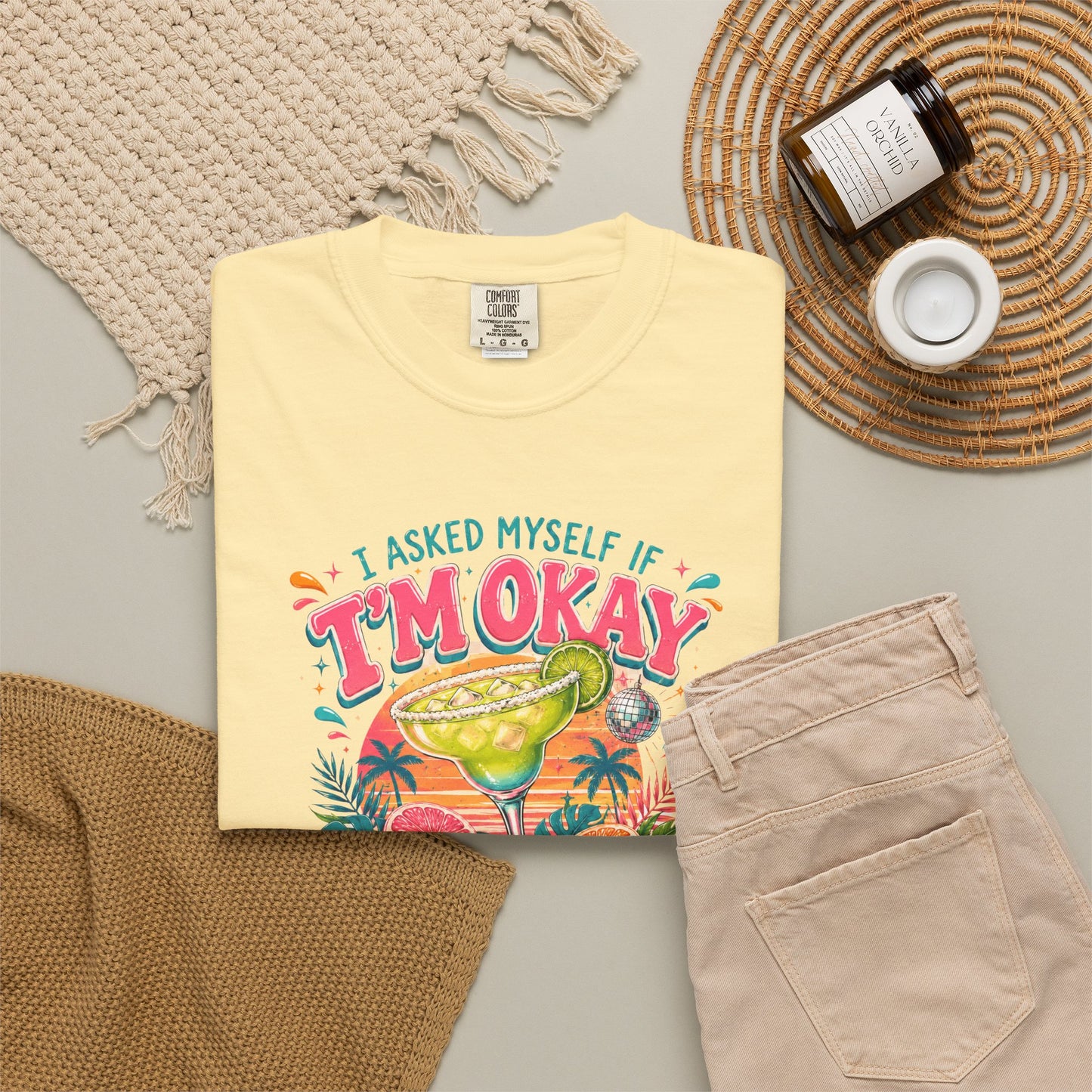 I'm Okay…We Both Ordered Tequila T-Shirt — Funny Margarita Graphic Tee for Party Lovers