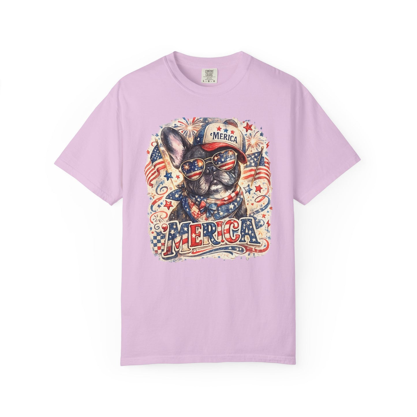 'Merica Patriotic French Bulldog T-Shirt