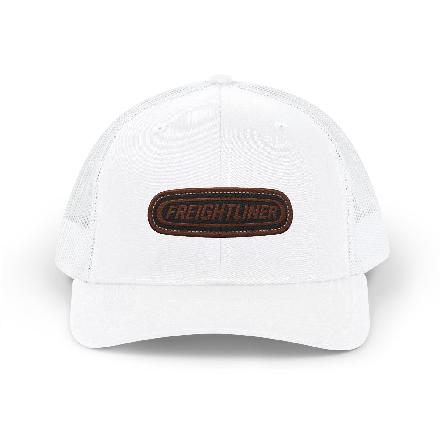 Freightliner Leather Patch Trucker Cap