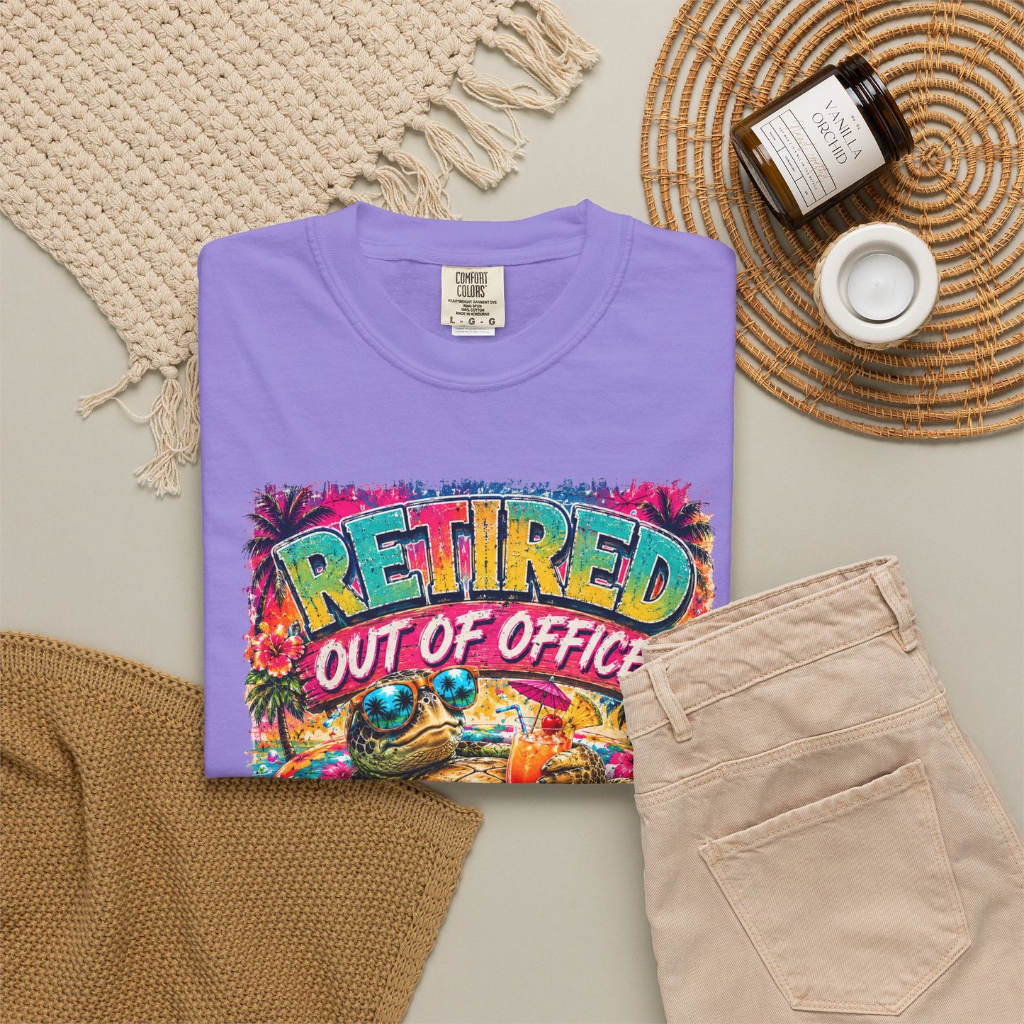 Retired Out of Office For Good T-Shirt — Funny Retirement Turtle Tee