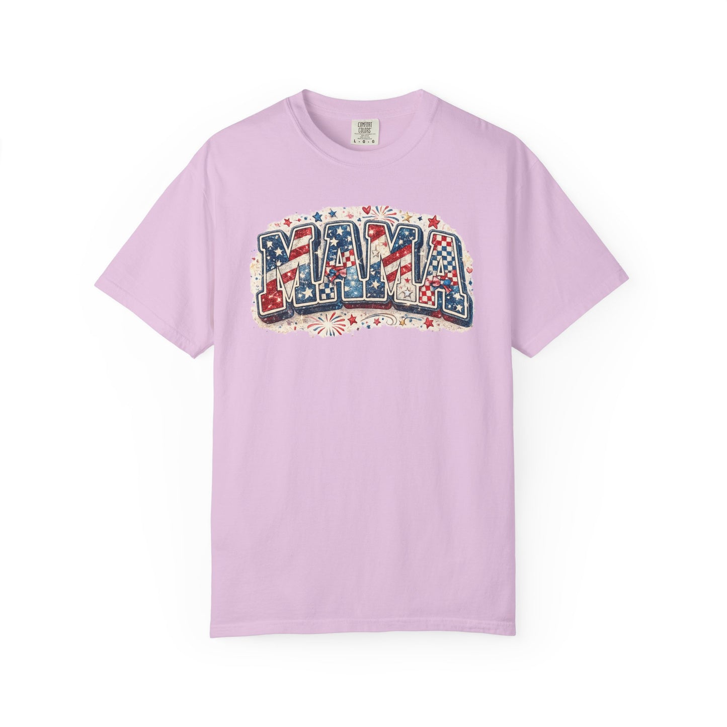 Mama Patriotic T-Shirt — Red White Blue Americana Graphic Tee