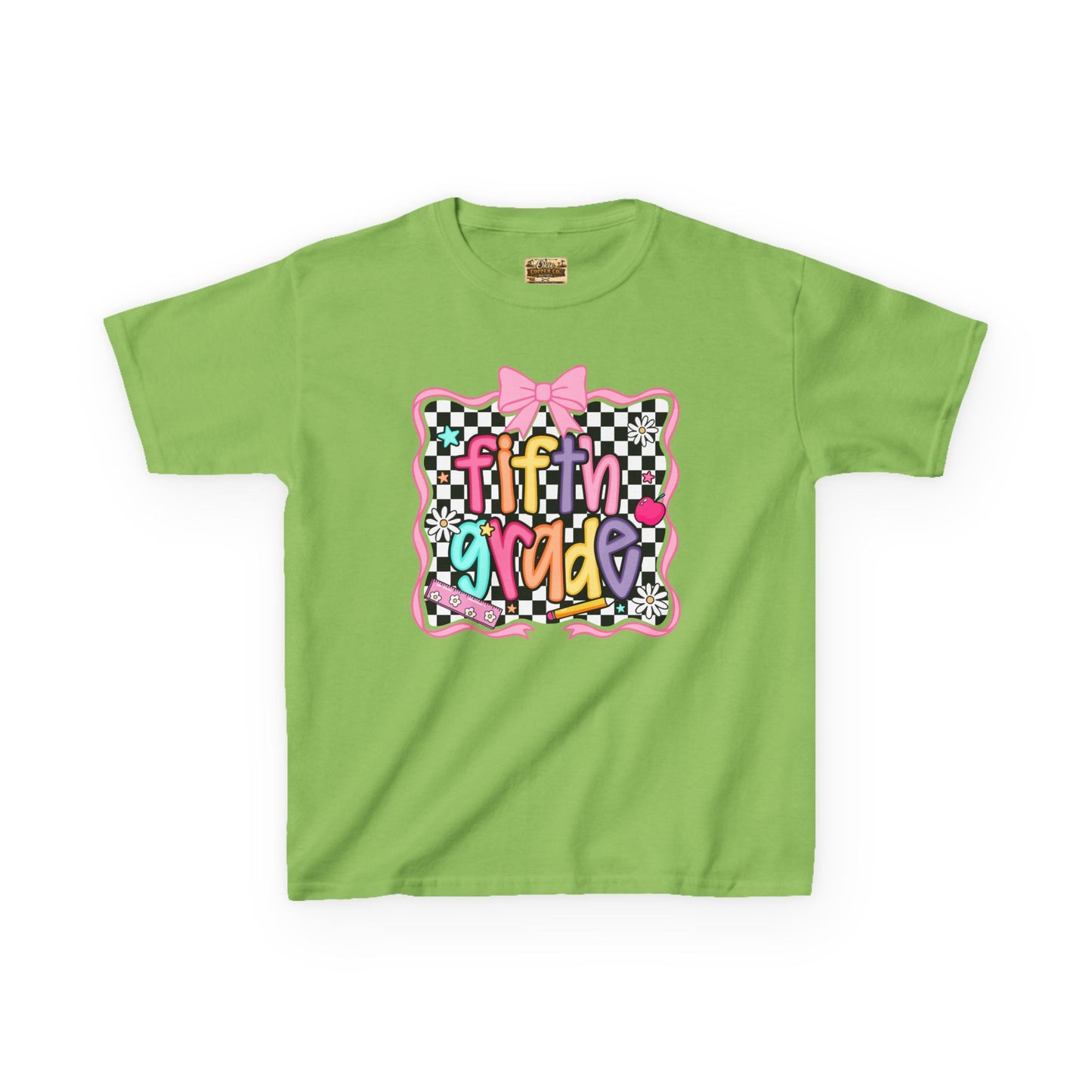Fifth Grade Kids T‑Shirt — Colorful Back‑to‑School Design