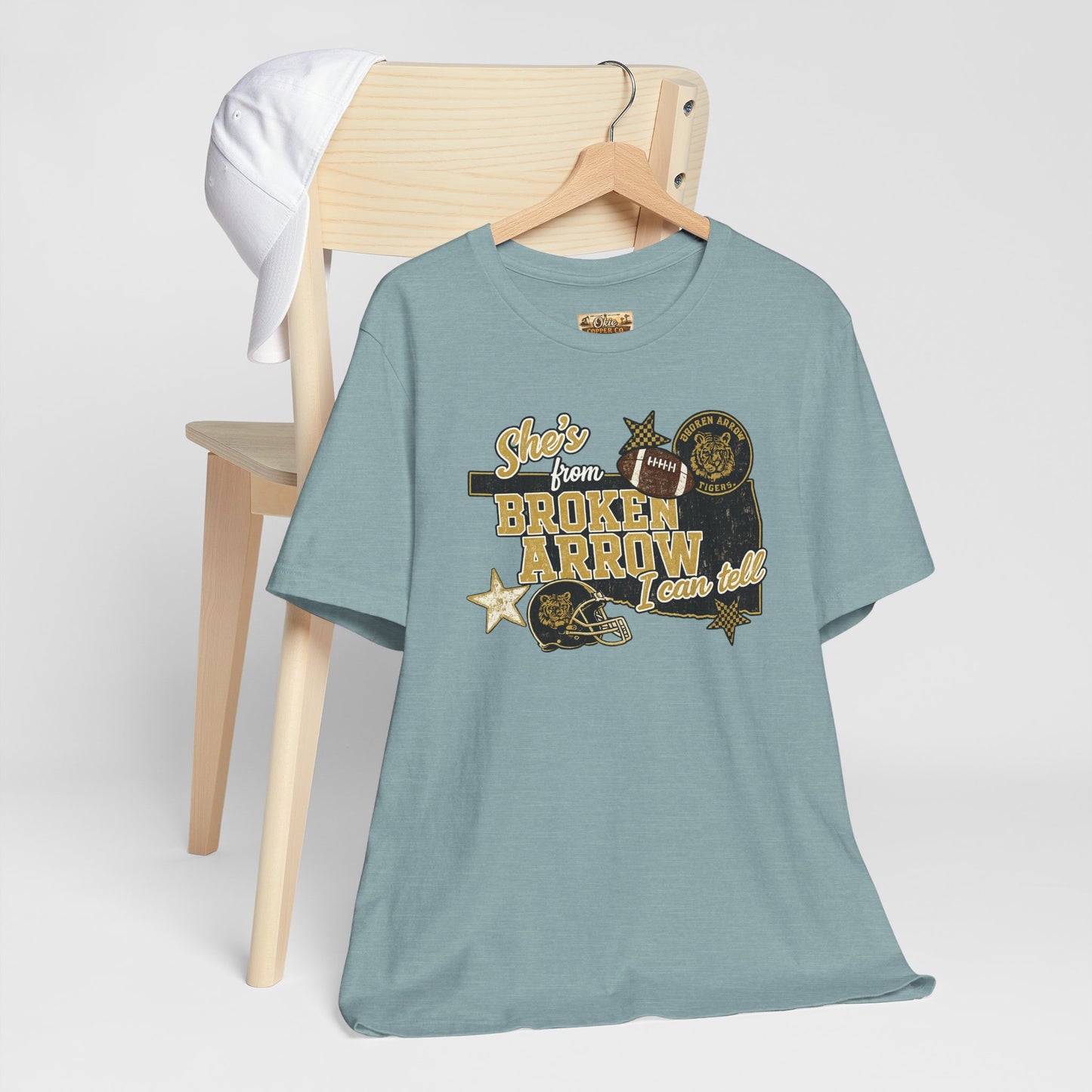 Broken Arrow Oklahoma Retro Graphic Tee — "Stars From Broken Arrow" Vintage Style T‑Shirt