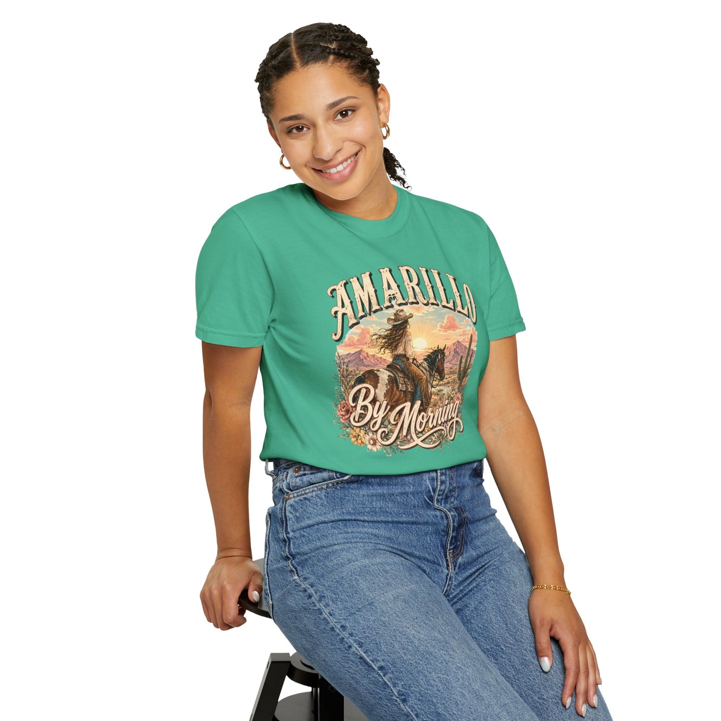 Amarillo By Morning Cowboy T-Shirt — Western Rodeo Graphic Tee