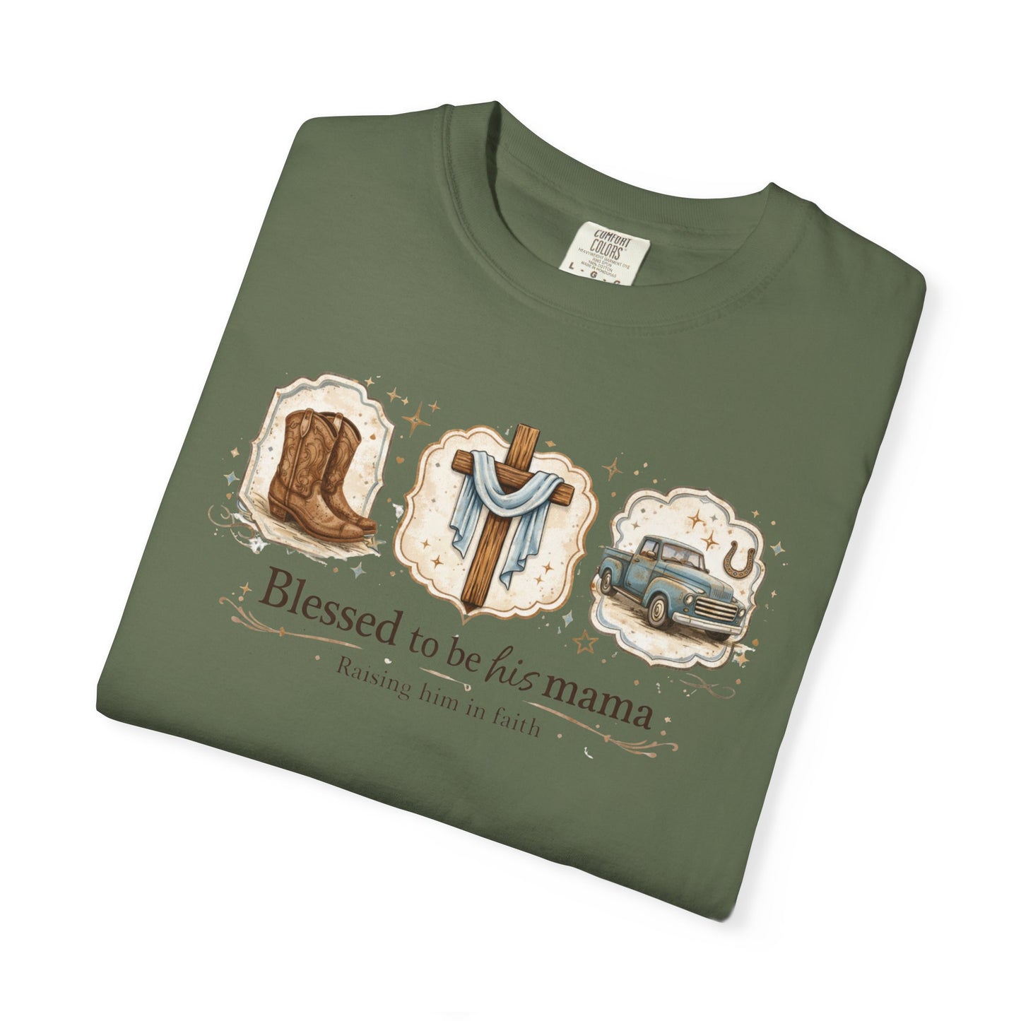 Blessed to Be His Mama T-Shirt — Christian Mama Faith Tee