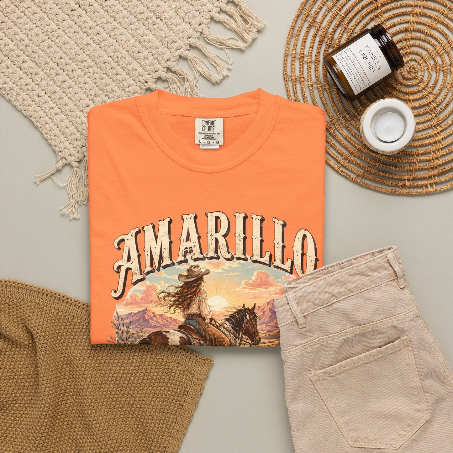 Amarillo By Morning Cowboy T-Shirt — Western Rodeo Graphic Tee
