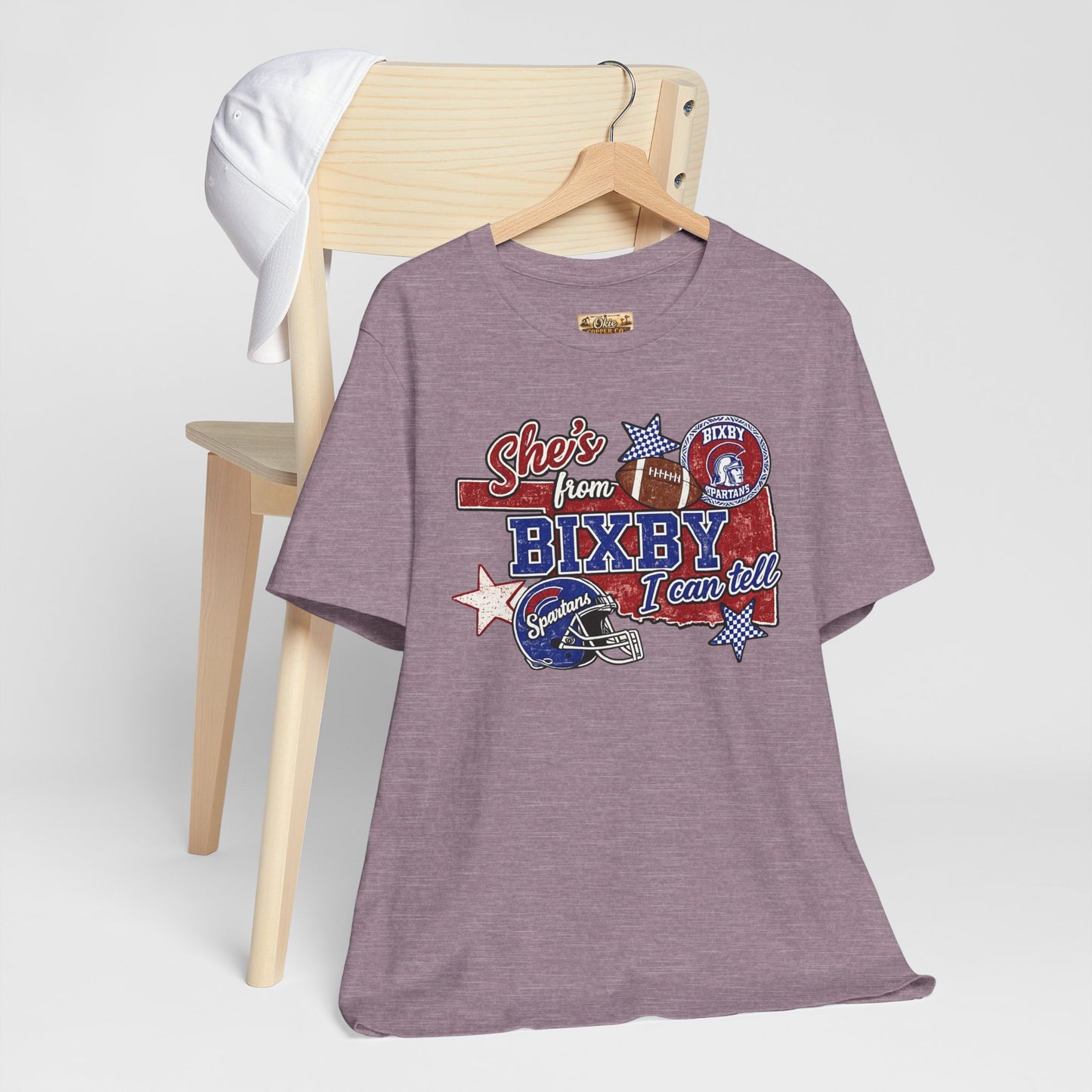 Bixby Football Tee — "She’s from Bixby I can tell" Vintage Team Shirt