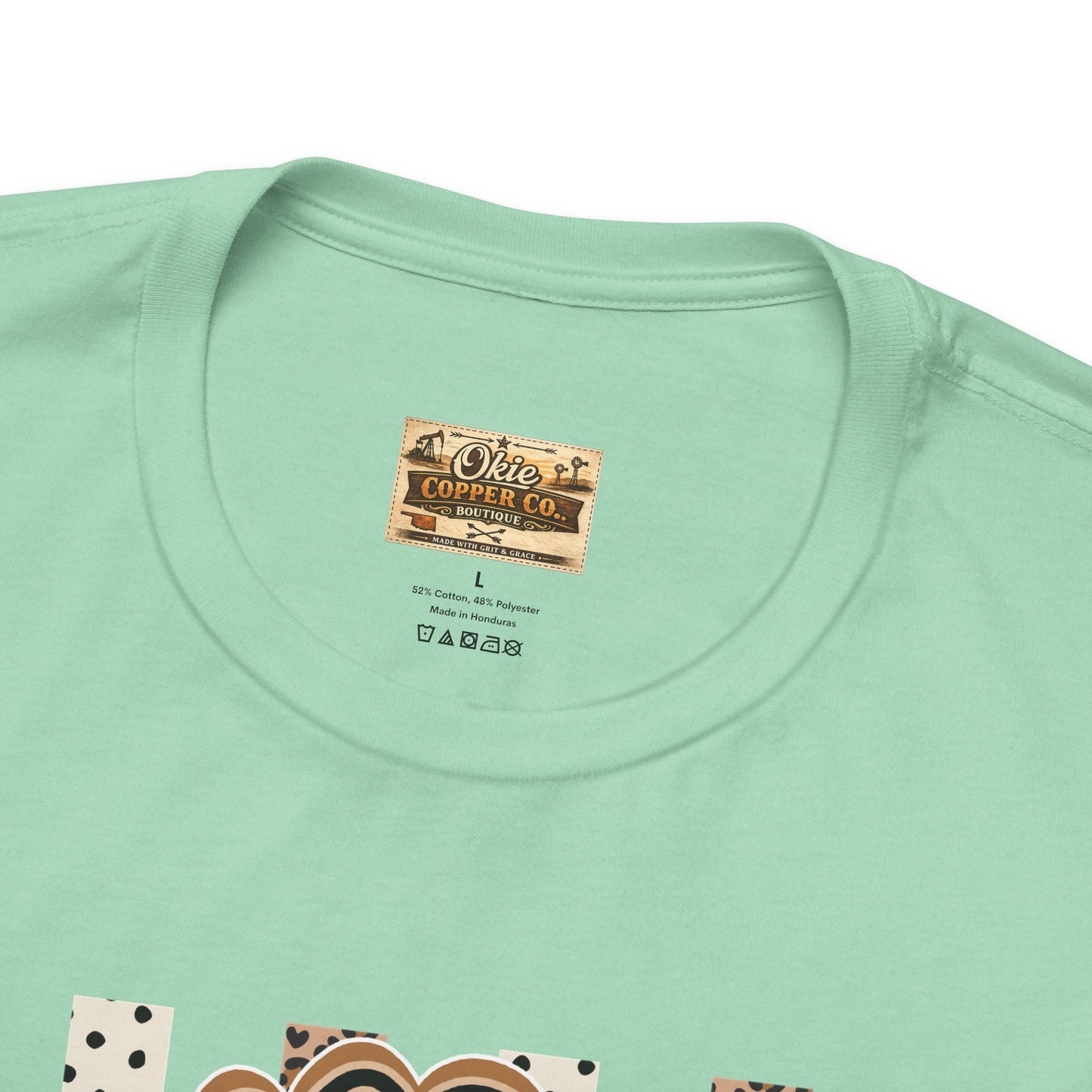 Teacher Monogram Tee — Number 1 Checkered Design