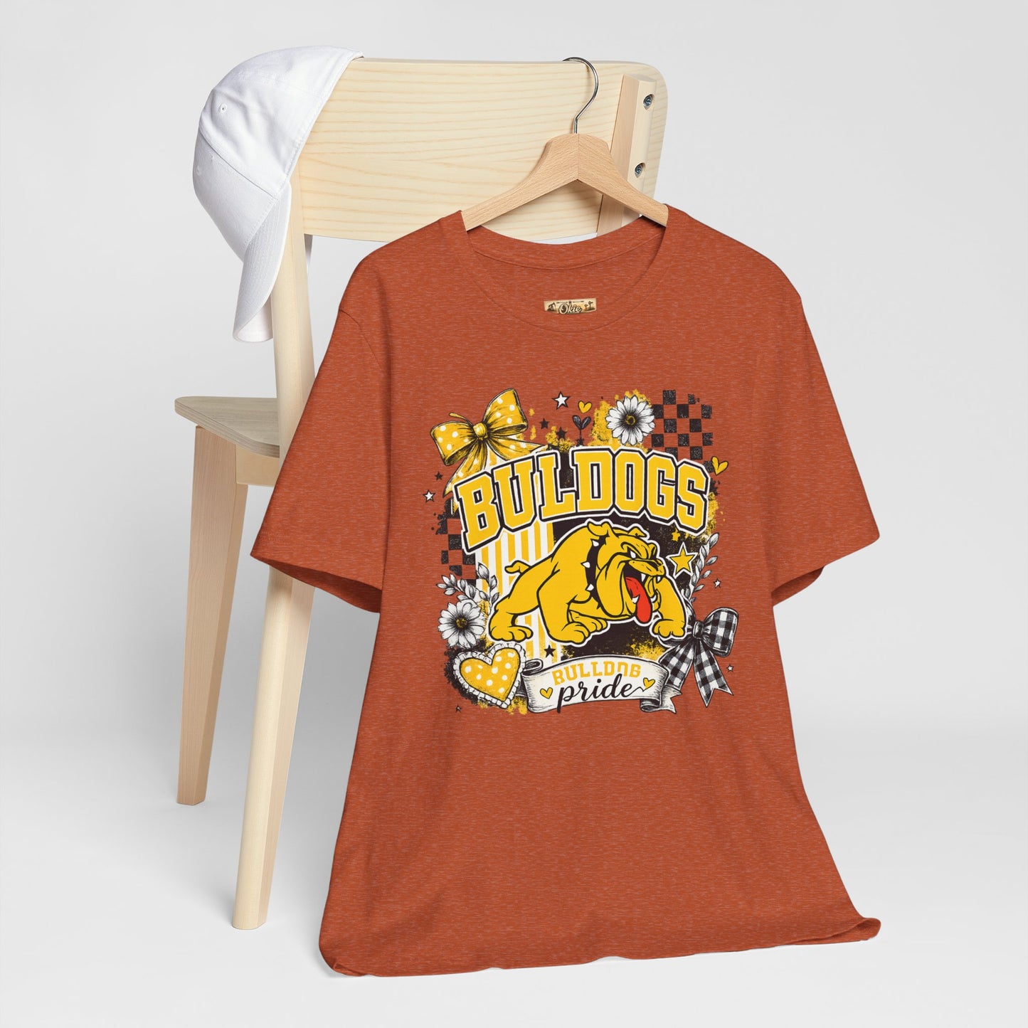 Bulldogs Pride T-Shirt – Yellow Mascot Graphic Tee