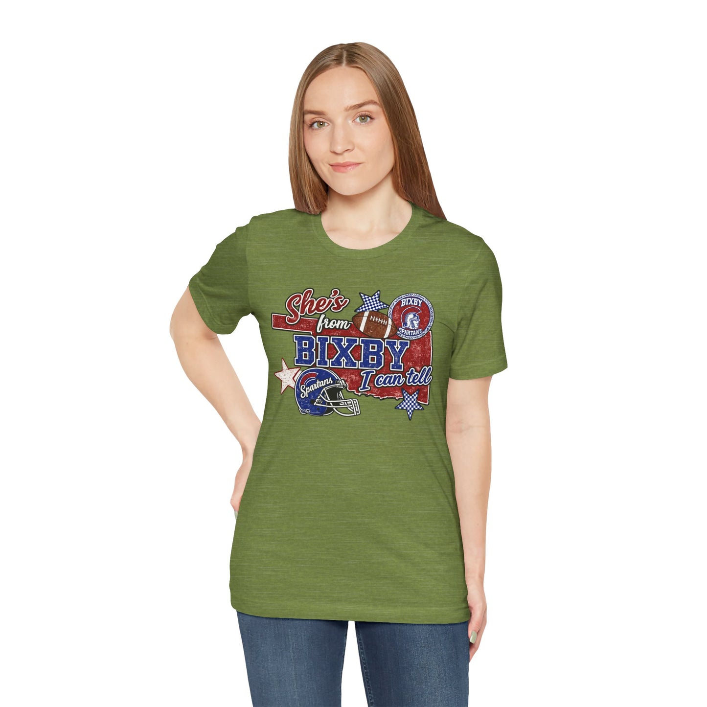 Bixby Football Tee — "She’s from Bixby I can tell" Vintage Team Shirt