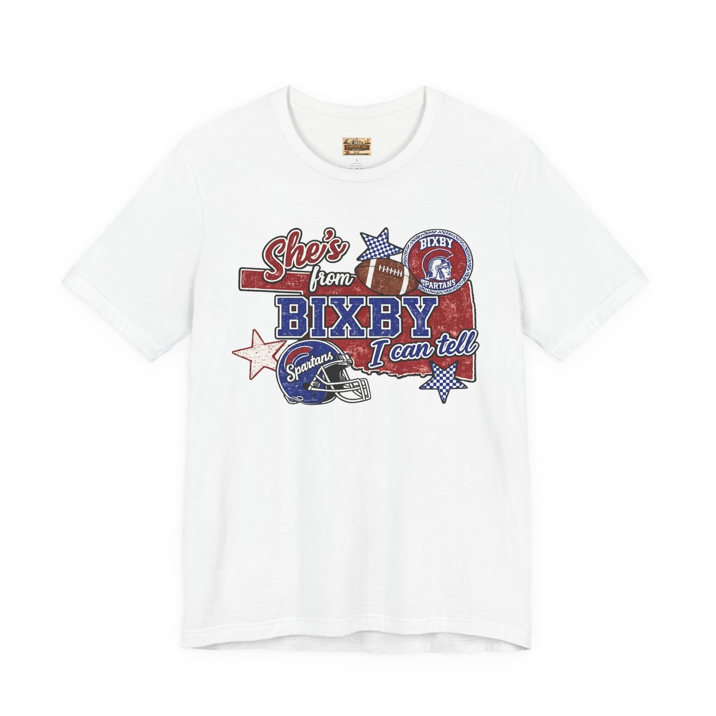 Bixby Football Tee — "She’s from Bixby I can tell" Vintage Team Shirt