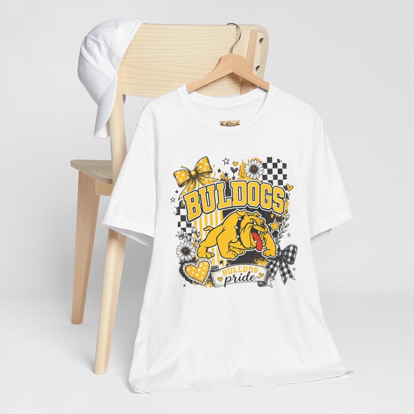 Bulldogs Pride T-Shirt – Yellow Mascot Graphic Tee