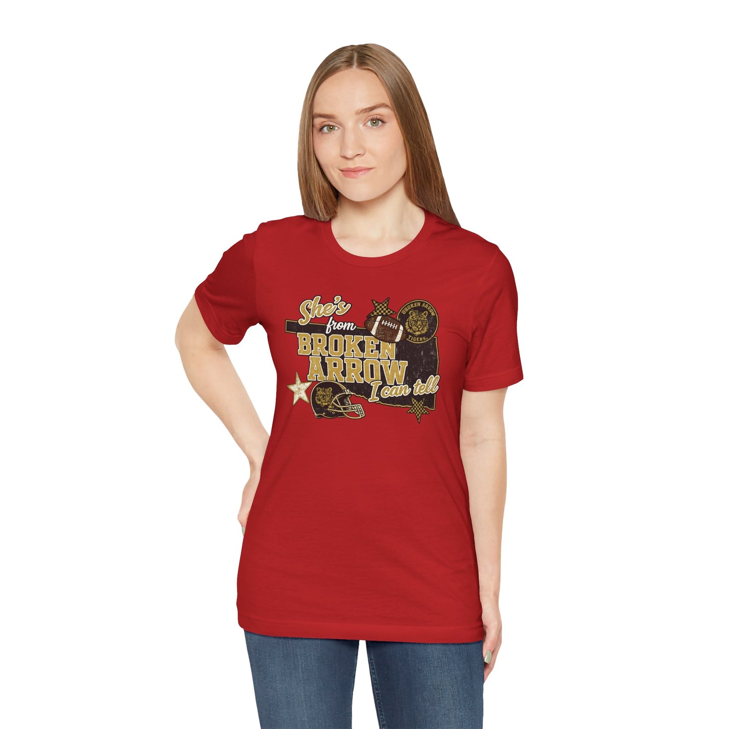 Broken Arrow Oklahoma Retro Graphic Tee — "Stars From Broken Arrow" Vintage Style T‑Shirt