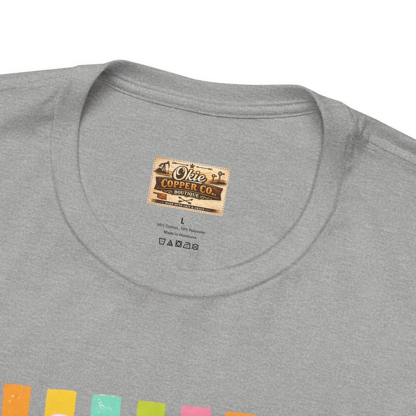 Bitches Are People Too Tee — Colorful Retro Striped Graphic T-Shirt