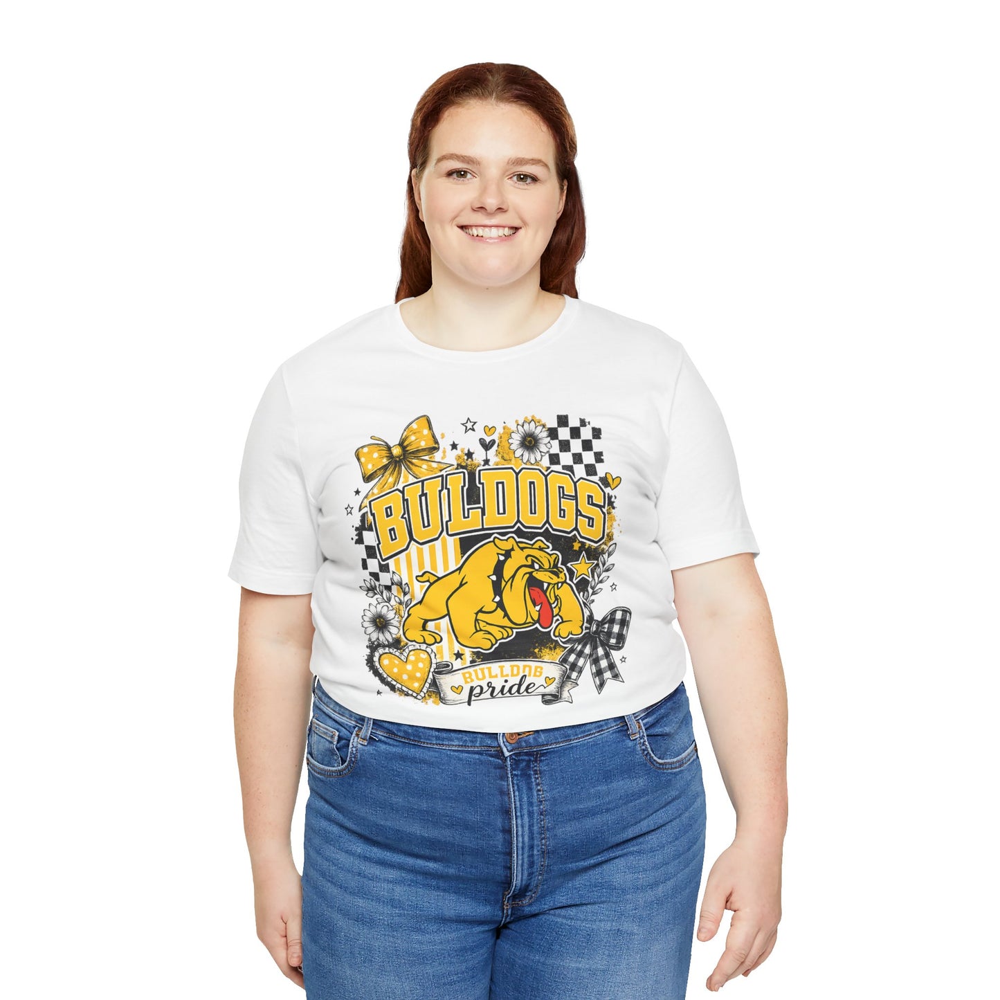 Bulldogs Pride T-Shirt – Yellow Mascot Graphic Tee